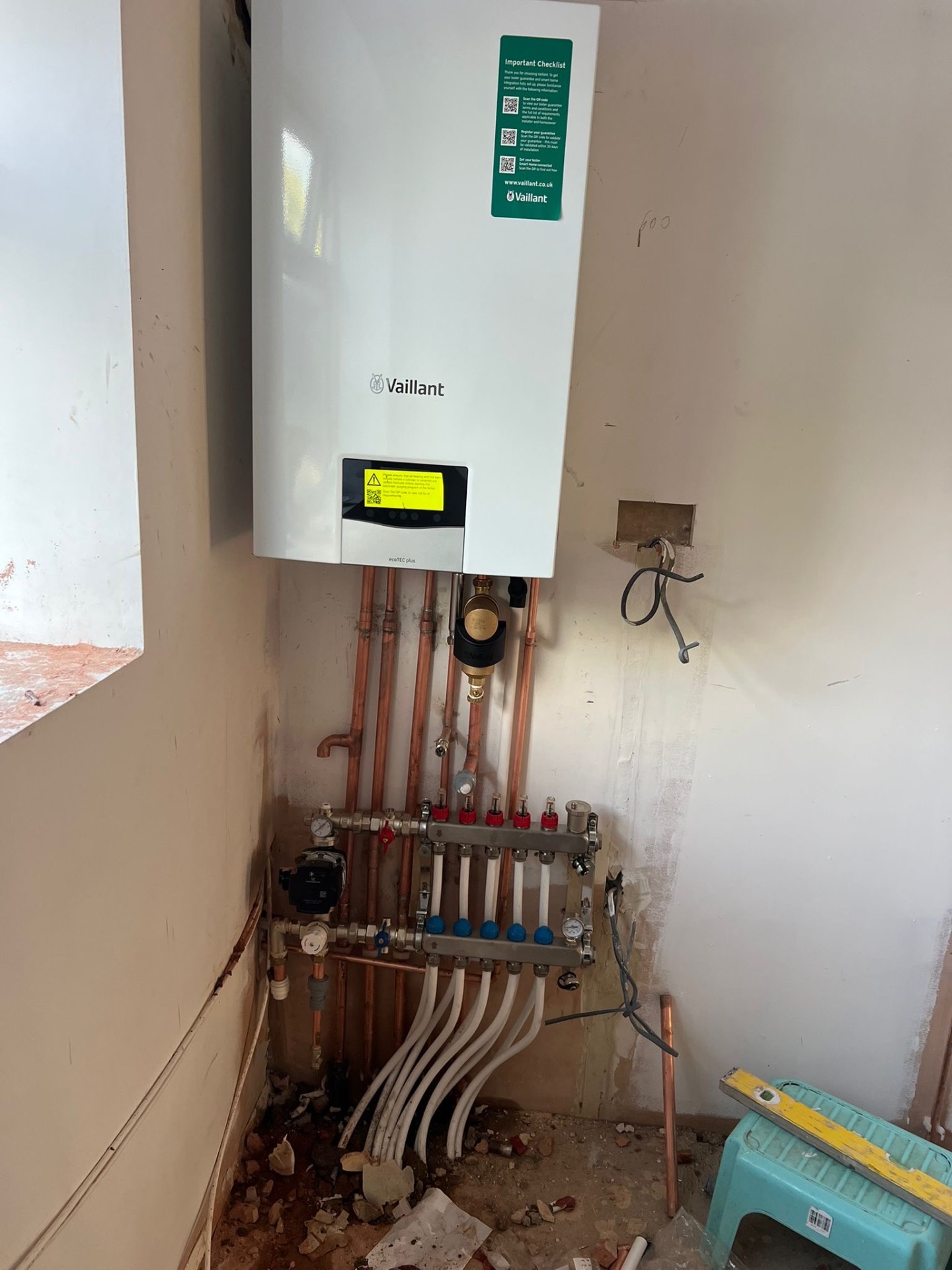 High-efficiency combi boiler