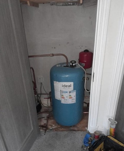 Copper cylinder replacement after