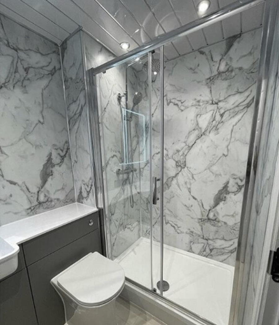 Shower room upgrade after